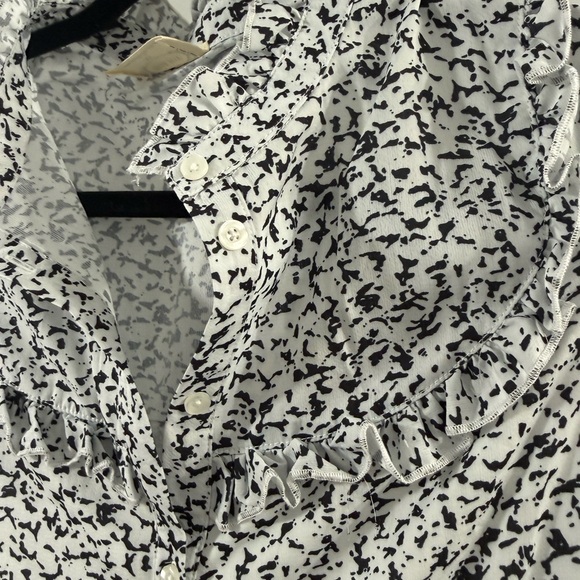 Joyfolie black & white dress XS - Picture 6 of 9